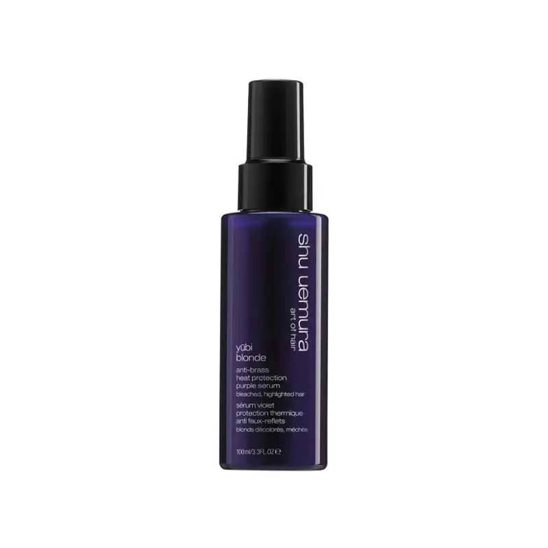 SHU UEMURA Yubi Blonde Anti-Brass Heat Protection Purple Serum 100ml