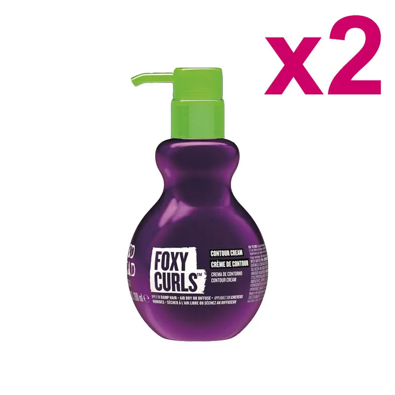 TIGI Kit Bed Head Foxy Curls Contour Cream 200ml 2 Pezzi