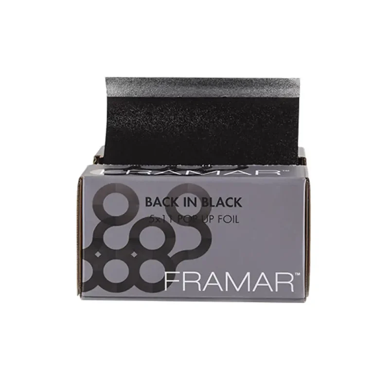 FRAMAR Back In Black Fogli Alluminio Pre-Tagliati 5x11 500pz