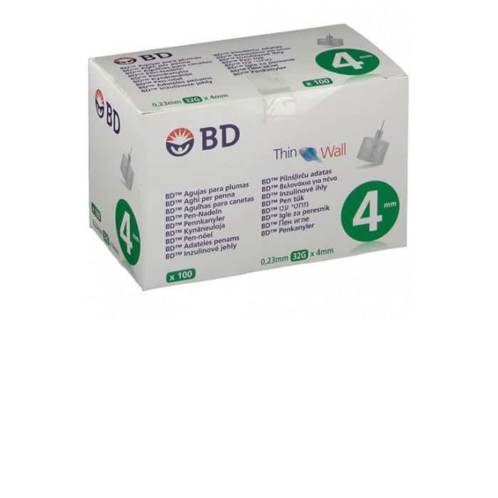 Bd Insulin Pen 4MM 100 Units