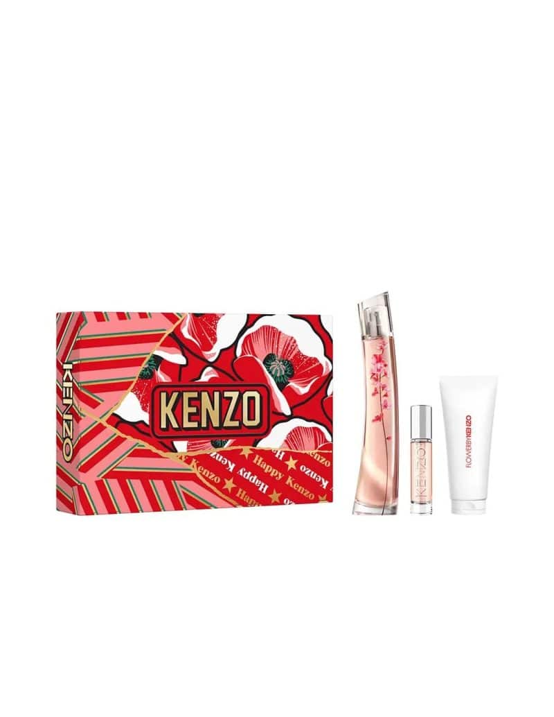 Flower Ikebana By Kenzo Estuche 3 Piezas