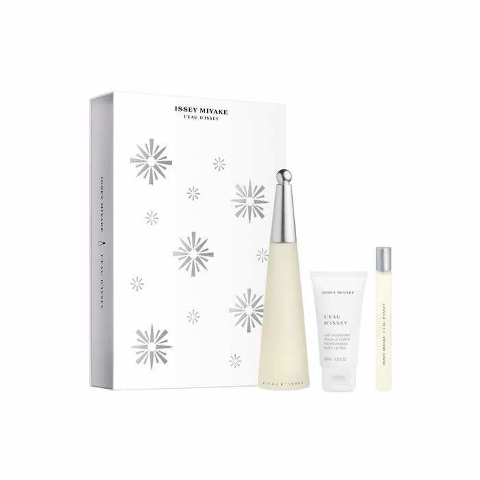 Issey Miyake L'Eau D'Issey Eau De Toilette Spray 100ml Set 3 Parti