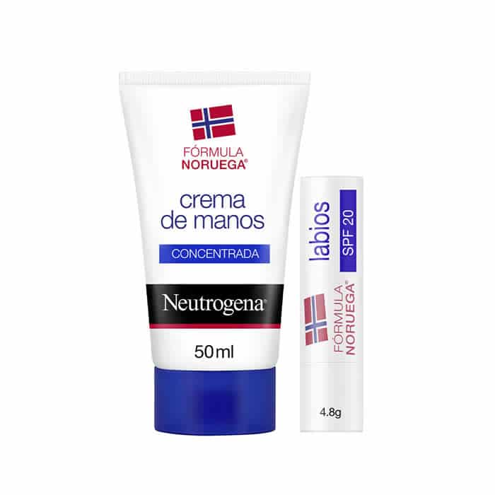 Neutrogena Scented Hand Cream 50ml + Lip Care Spf 20 4.8g