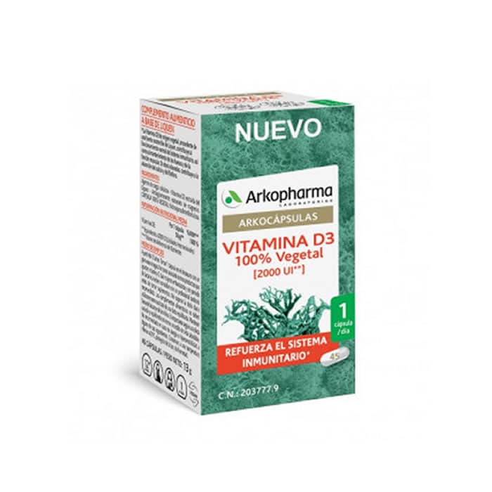 Arkocapsulas Vitamina D3 45 Capsule