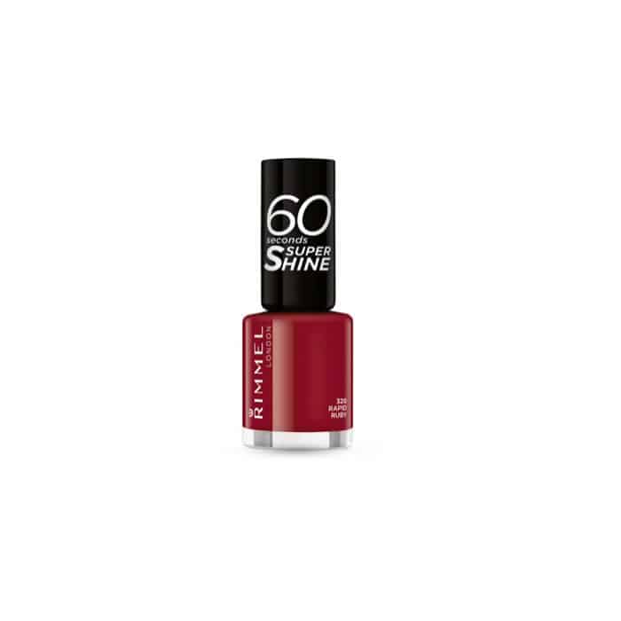 Rimmel 60 Seconds Super Shine 320 Rapid Ruby