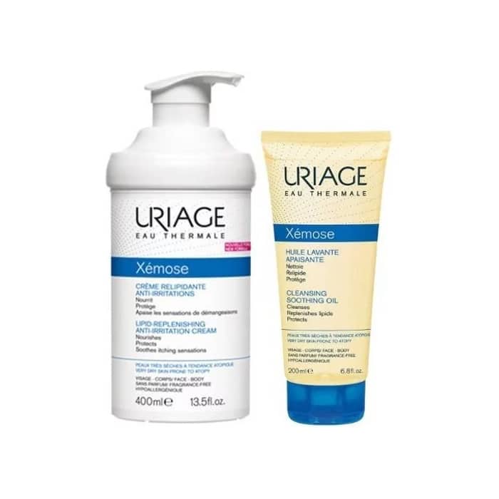 Uriage Xémose Lipo Replenishing Anti Irritation Cream 500ml Set 2 Parti