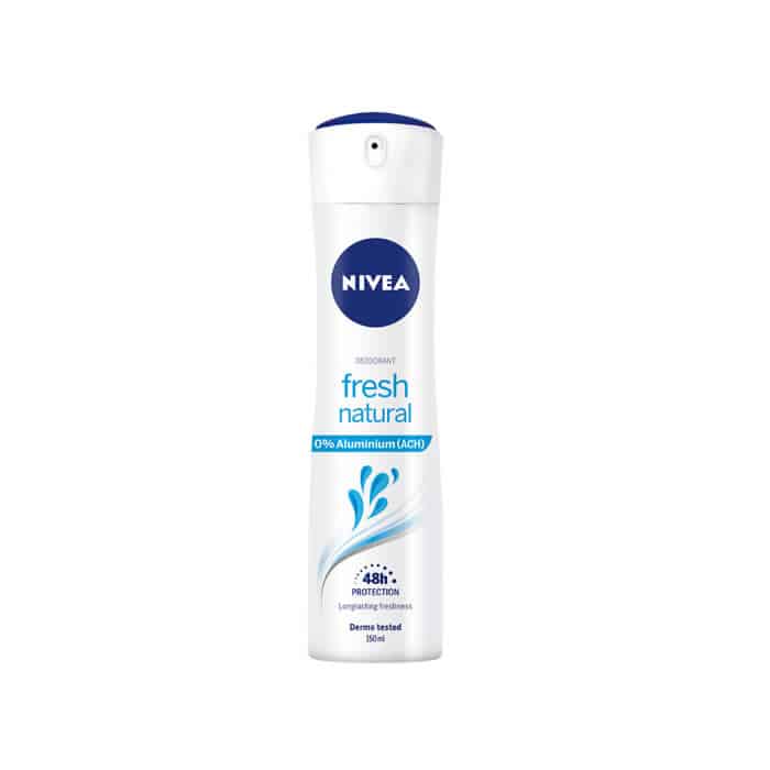 Nivea Fresh Natural 0% Aluminuim Deodorante Spray 150ml