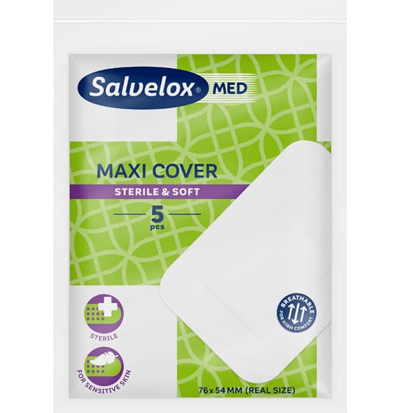 Salvelox Maxi Cover Bendaggio adesivo 5, 76x54mm