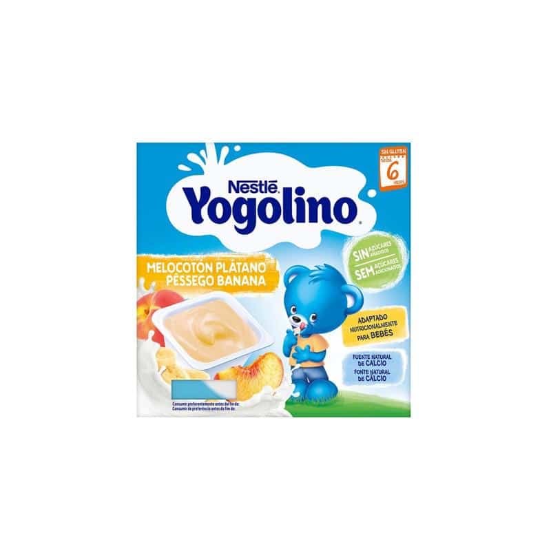 Nestle Nestlé Yogolino Melocotón y Plátano 6m 4x 100g