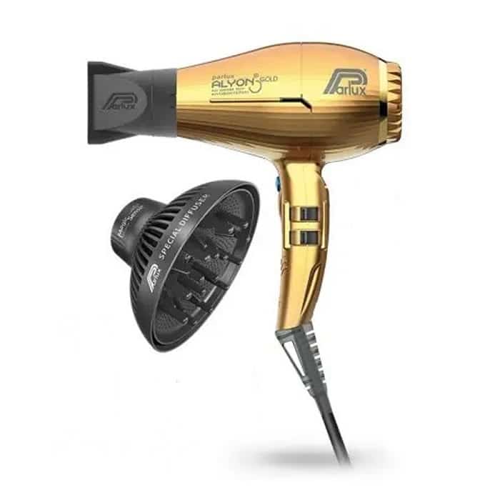 Parlux Hair Dryer Alyon Gold + Diffusore