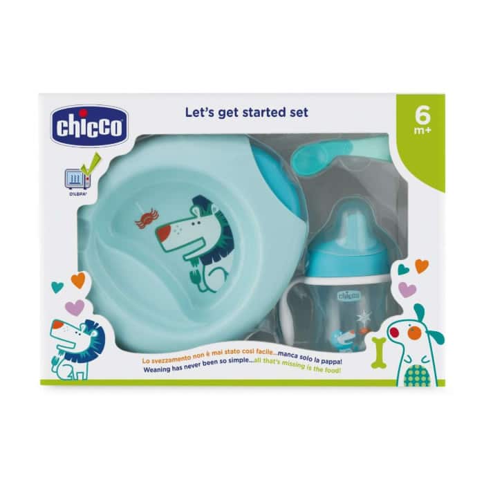 Chicco Let's Get Started 6m+ Blue Set 3 Parti