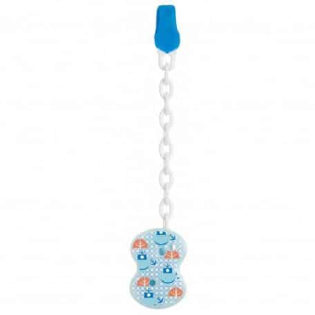 Chicco Clip Porta Ciuccio Blu