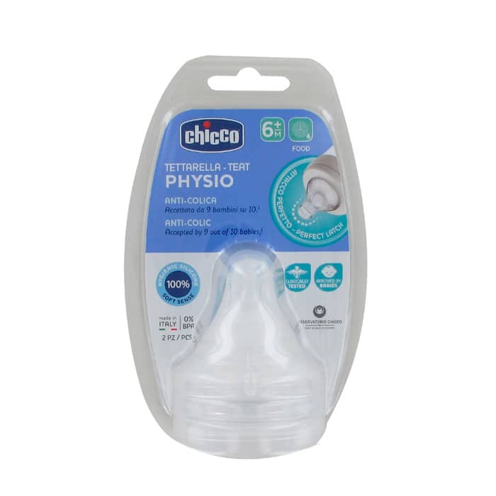 Chicco Tetina Physio 2m+ Silicona F/ Medium 2U