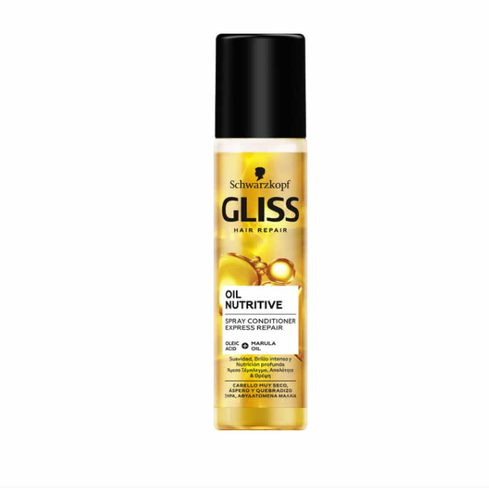 Schwarzkopf Gliss Oil Nutritive Spray Conditioner Express Repair 200ml