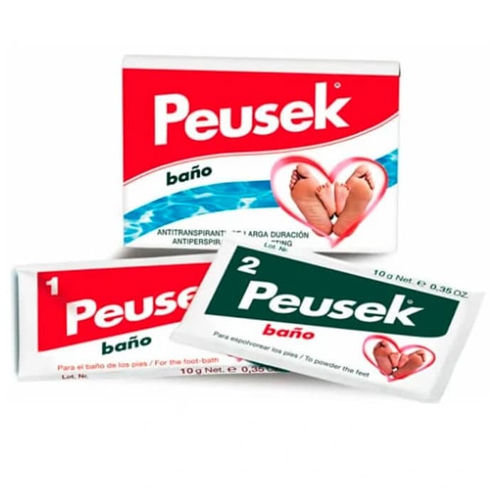 Peusek Antiperspirant Foot Bath 2 Sachets 20g