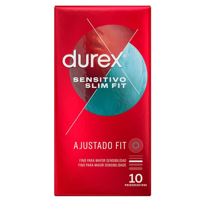 Durex Sensitive Slim Fit 10 Unità