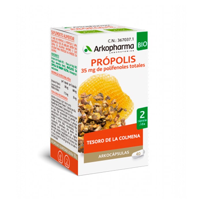 Arkopharma Arkocápsulas Propolis 40 Capsules