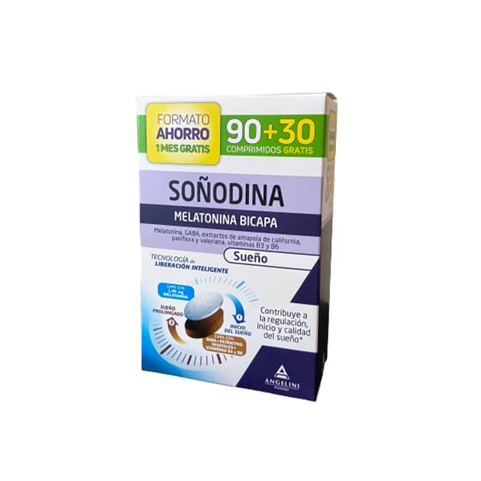 Angelini Soñodine Melatonin Bilayer 90+30 Compresse