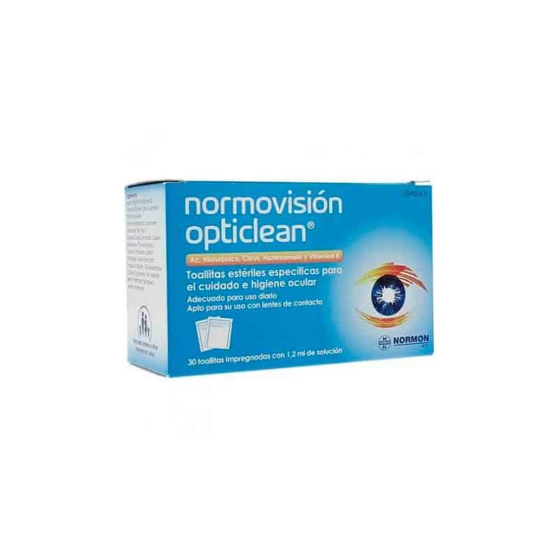 Normon Normovisión Opticlean 30 Toallitas