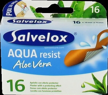 Salvelox Aqua Resist Aloe Vera 16 Uds