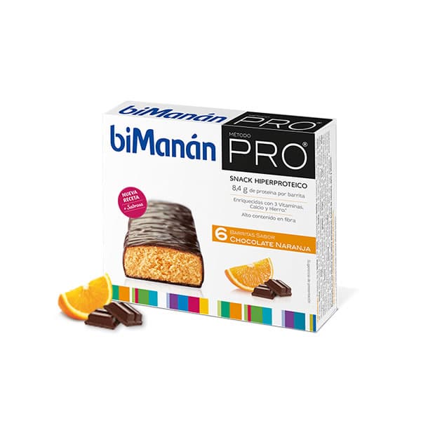 Bimanán Befit Bars Chocolate and Orange 6 piecesanja 6uds