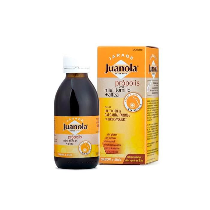 Juanola Sciroppo di Propoli al Miele e Timo 150ml