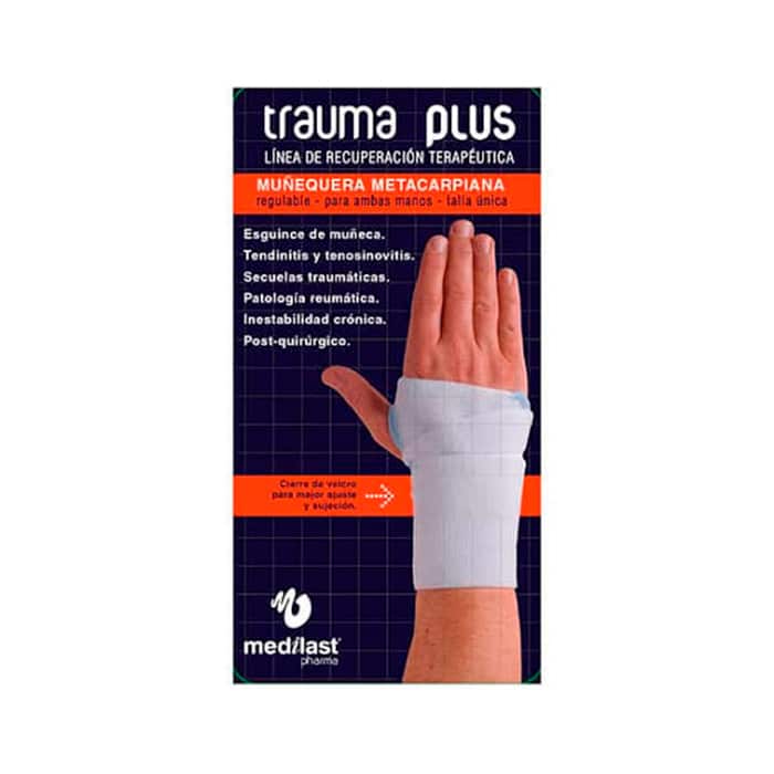 Medilast Ortesi Per Polso Metacarpale Trauma Plus Bianco