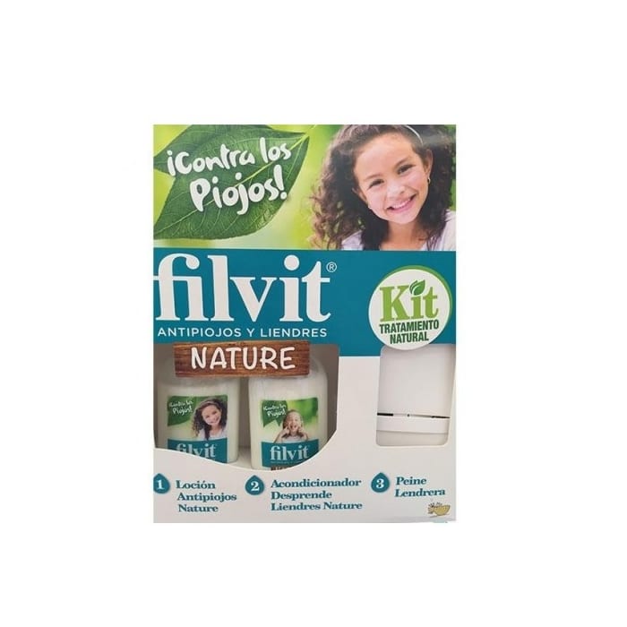 Filvit Nature Anti Pidocchi Lozione 125ml Set 2 Parti