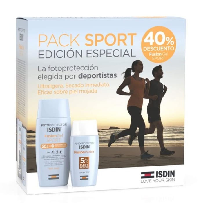 Isdin Fotoprotector Fusion Gel Sport Spf50 100ml + Fusion Water 50ml