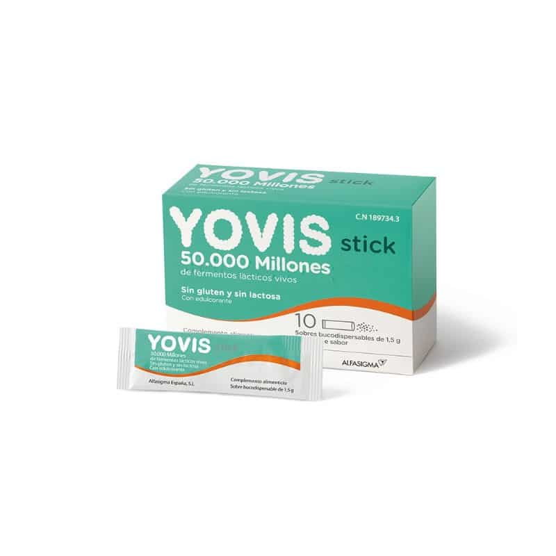 Yovis 10 Stick Bucodispensable 50.000 Milioni Di Fermenti Attivi