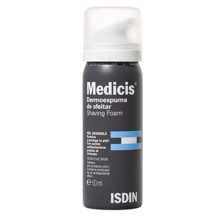 Isdin Medicis Dermoespuma Schiuma Barba Formato Viaggio 50ml