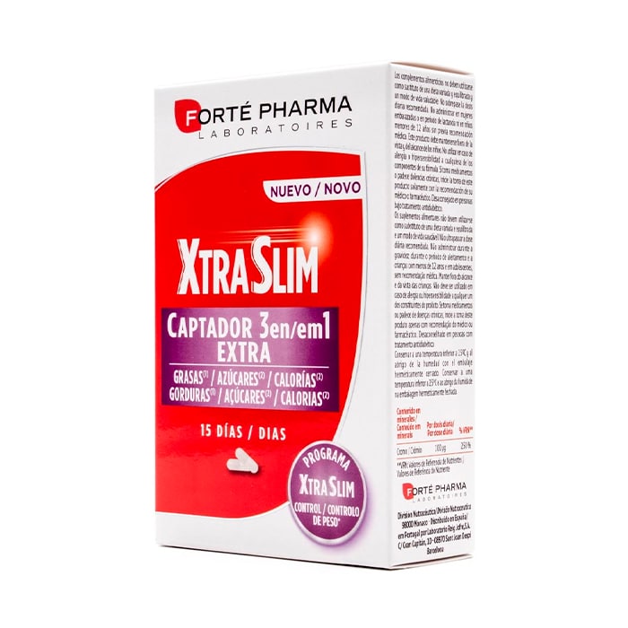 Forté Pharma Xtraslim Captador 3 in 1 60 capsule