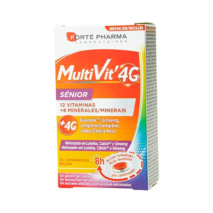 Forté Pharma 12 Multivit 4G Sénior 30 Compresse