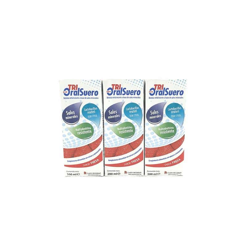 Bioral Trioralsuero Fresa Pack 3 Brick X 200ml