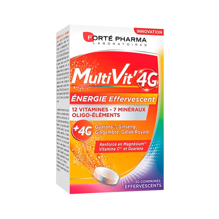 Forté Pharma Multivit 4g Energy 30 Compresse Effervescenti