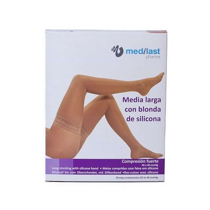 Medilast Calze lunghe Blanc Blonda Grande R110