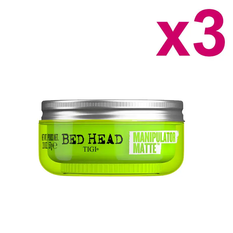 TIGI Kit Bed Head Manipulator Matte Paste 57ml 3 Pezzi
