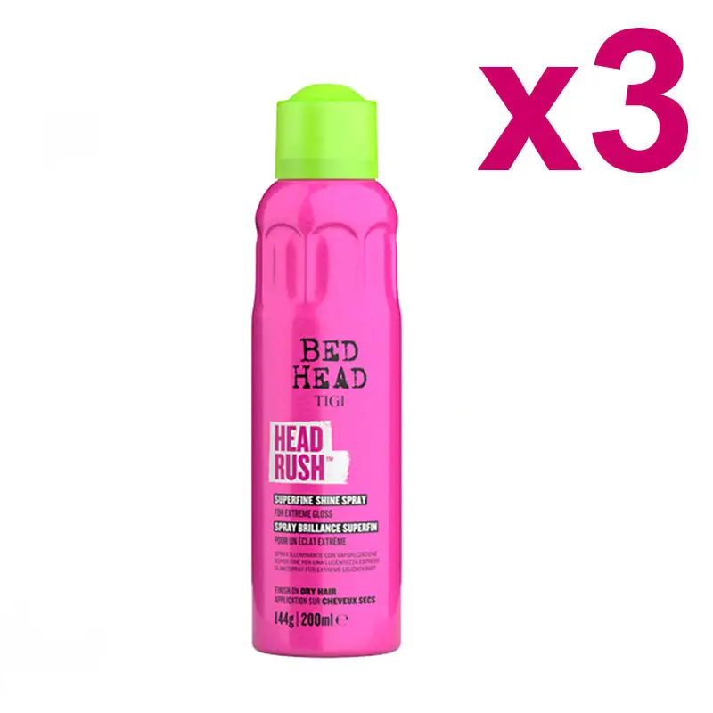 TIGI Kit Bed Head Head Rush 3 Pezzi x 200ml