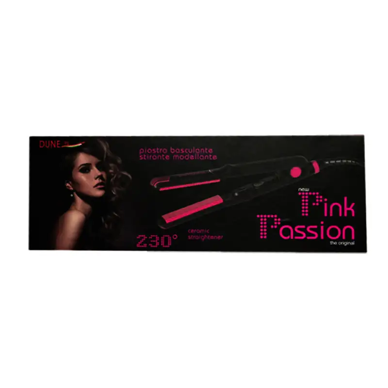 DUNE 90 Piastra Basculante Stirante Modellante Ceramic Straightener New Pink Passion