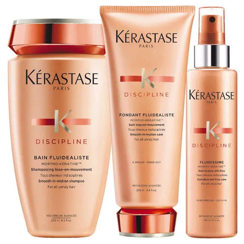 KERASTASE Kit Discipline Bain Fluidealiste Sulfate Free 250ml + Fondant Fluidealiste 200ml + Fluidissime 150ml