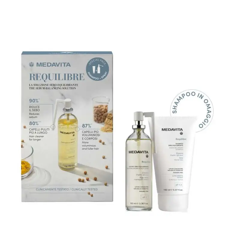 MEDAVITA Requilibre Sebum-Balancing lotion 100ml+ Shampoo150ml