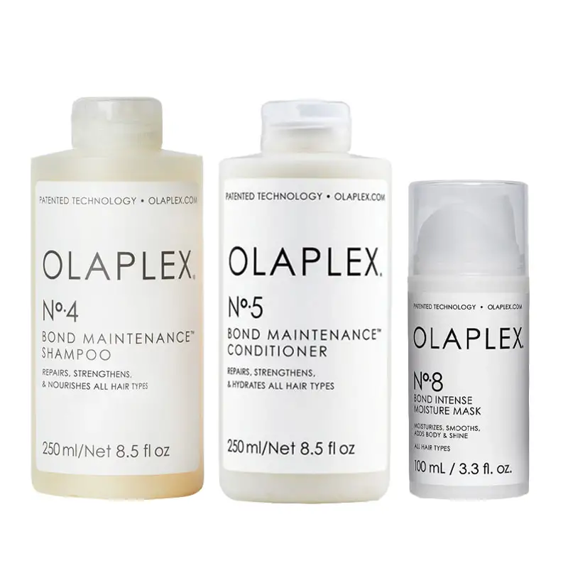 OLAPLEX Kit Shampoo N°4 250ml + Conditioner N5° 250ml + Mask N°8 100ml