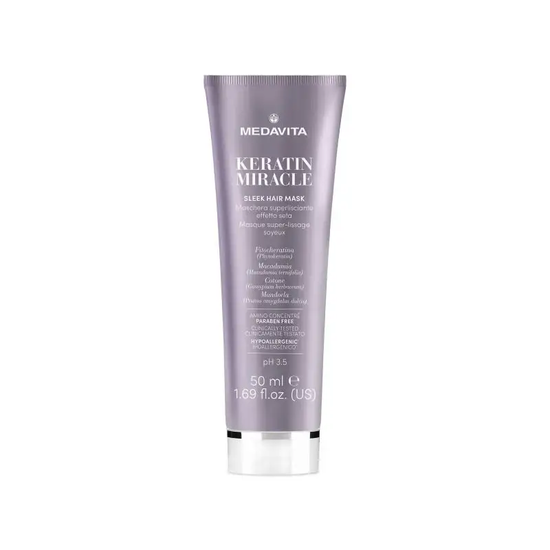 MEDAVITA Keratin Miracle Sleek Hair Mask Superlisciante 50ml