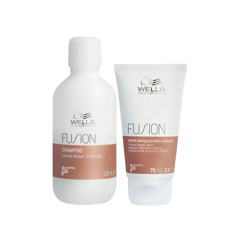 WELLA Kit Fusion Intense Repair Shampoo 100ml + Mask 75ml