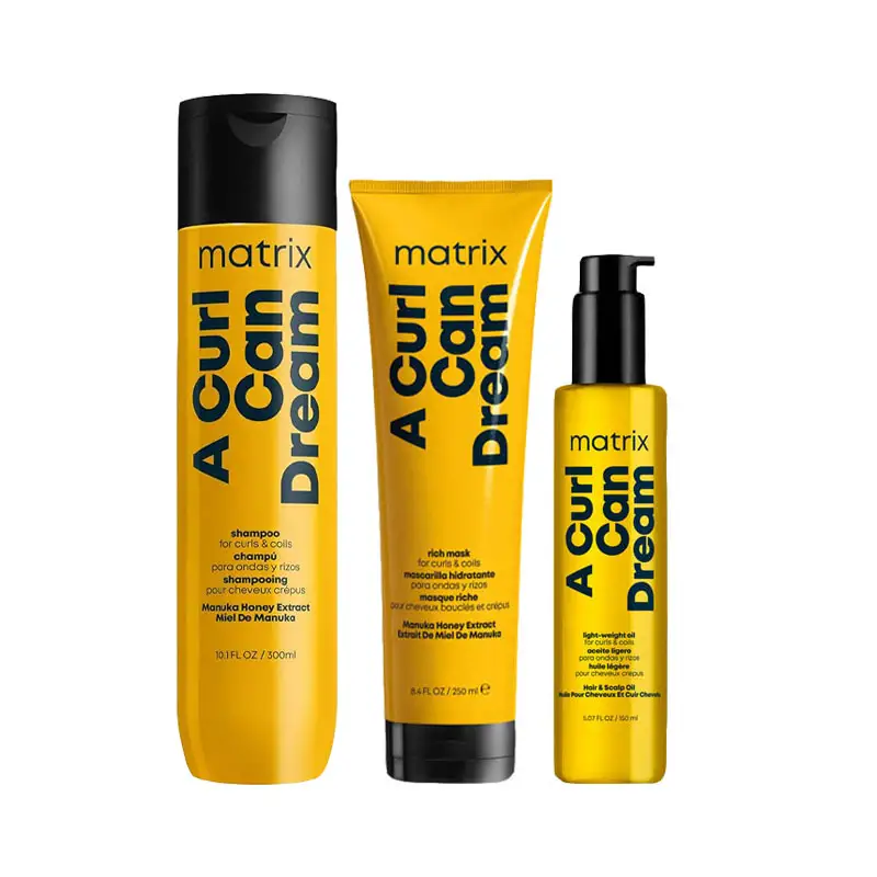 MATRIX TOTAL RESULTS Kit A Curl Can Dream Shampoo 300ml + Mask 250ml + Oil 150ml