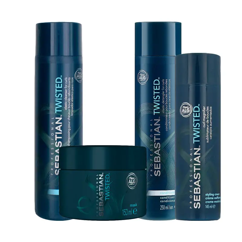 SEBASTIAN Kit Twisted Curl Shampoo 250ml + Mask 150ml+Conditioner 250ml + Styling Cream 145ml