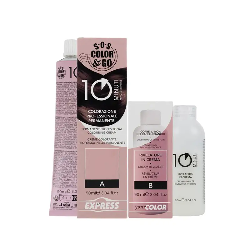 ALAMA Professional  S.O.S Color & Go Colorazione 90ml + Rivelatore In Crema 90ml