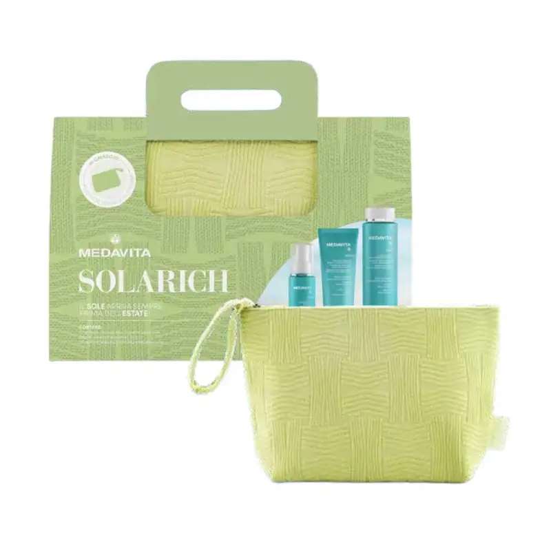 MEDAVITA Set Solarich Shampoo Doccia 400ml + Maschera 150ml + Olio In Crema 10 In 1 150ml