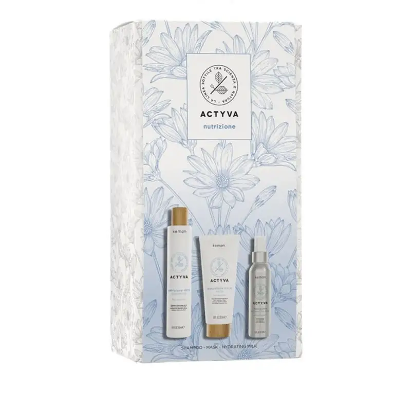 KEMON Set Actyva Nutrizione Shampoo 250ml + Mask 200ml + Spray Hydrating Milk 125ml