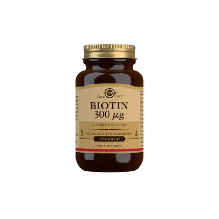 Solgar Biotin 300 µg Tablets - Pack of 100